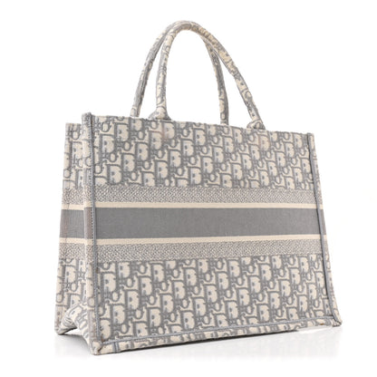 Christian Dior Oblique Medium Book Tote Grey 3 of 12