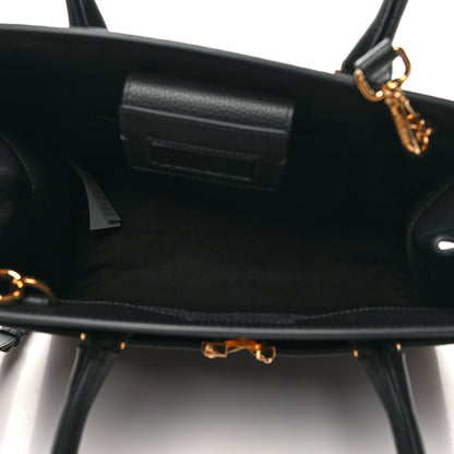 Versace Calfskin Virtus Tote Black 5 of 11