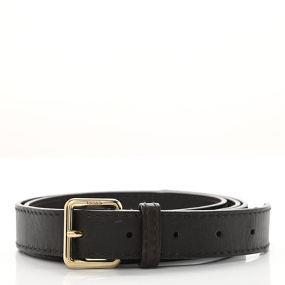 Gucci Calfskin Adjustable Shoulder Strap Brown 2 of 6