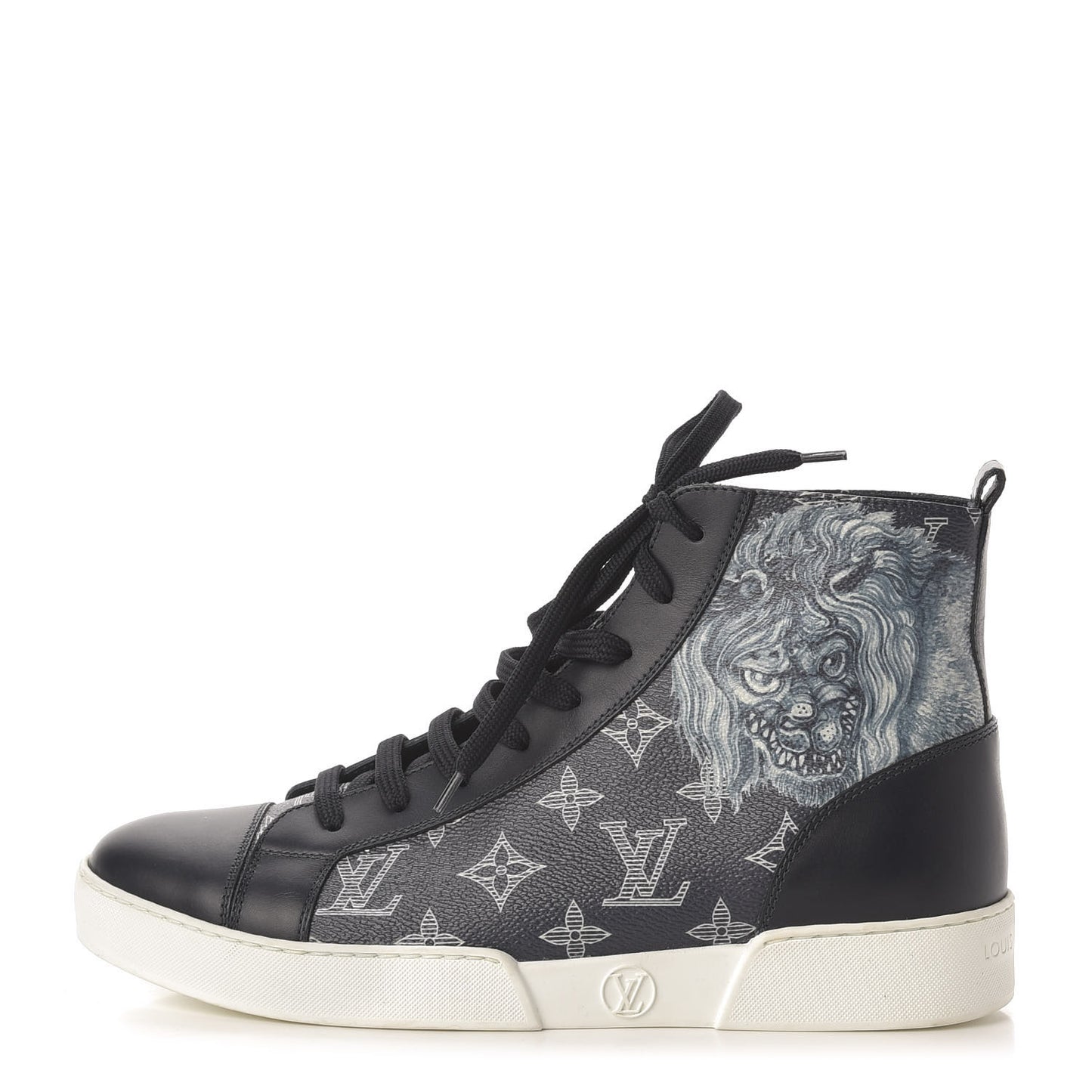 Savane Monogram Chapman Lion Sneakers 5 Encre