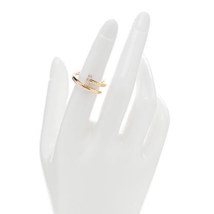 Cartier 18K Yellow Gold Diamond Juste Un Clou Ring 52 6 52/6 2 of 4