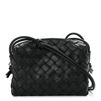 Bottega Veneta Nappa Intrecciato Mini Loop Camera Bag Black 1 of 10