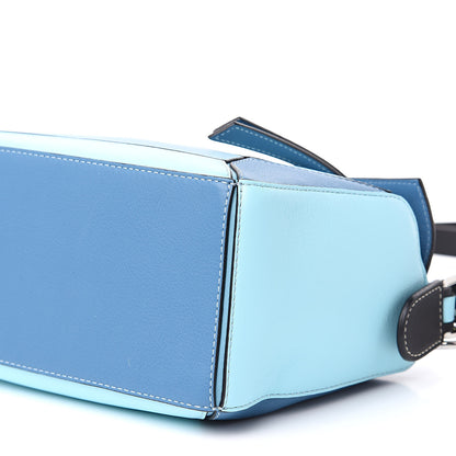 Loewe Calfskin Small Puzzle Bag Light Blue Aqua 8 of 10