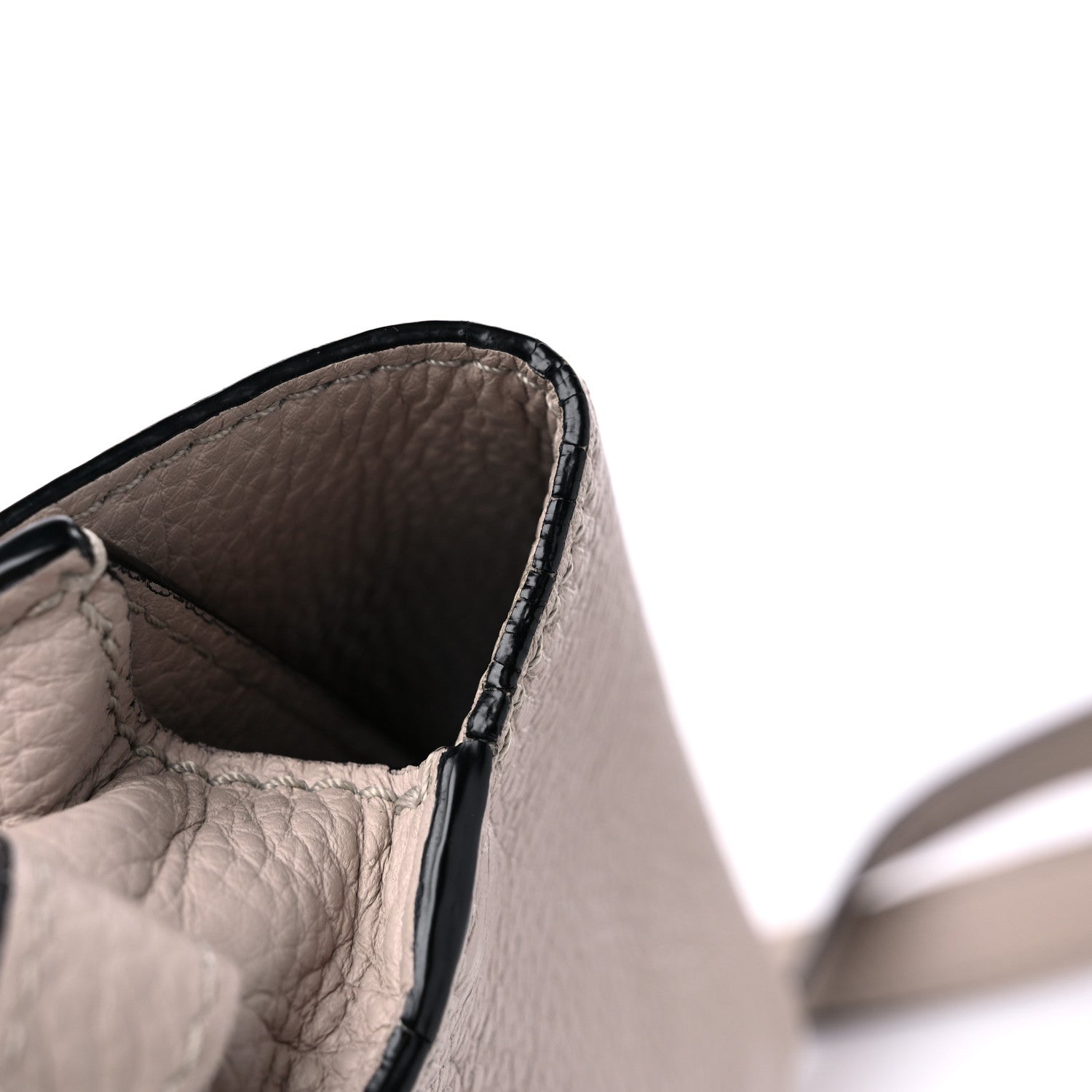 Chloe Calfskin Mini Marcie Round Crossbody Bag Pastel Grey 9 of 10