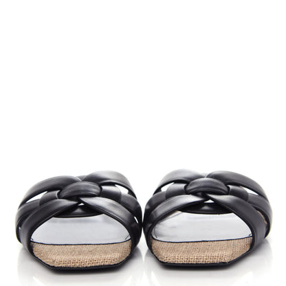 Saint Laurent Calfskin Nu Pied 05 Slide Sandals 35 Black 2 of 12