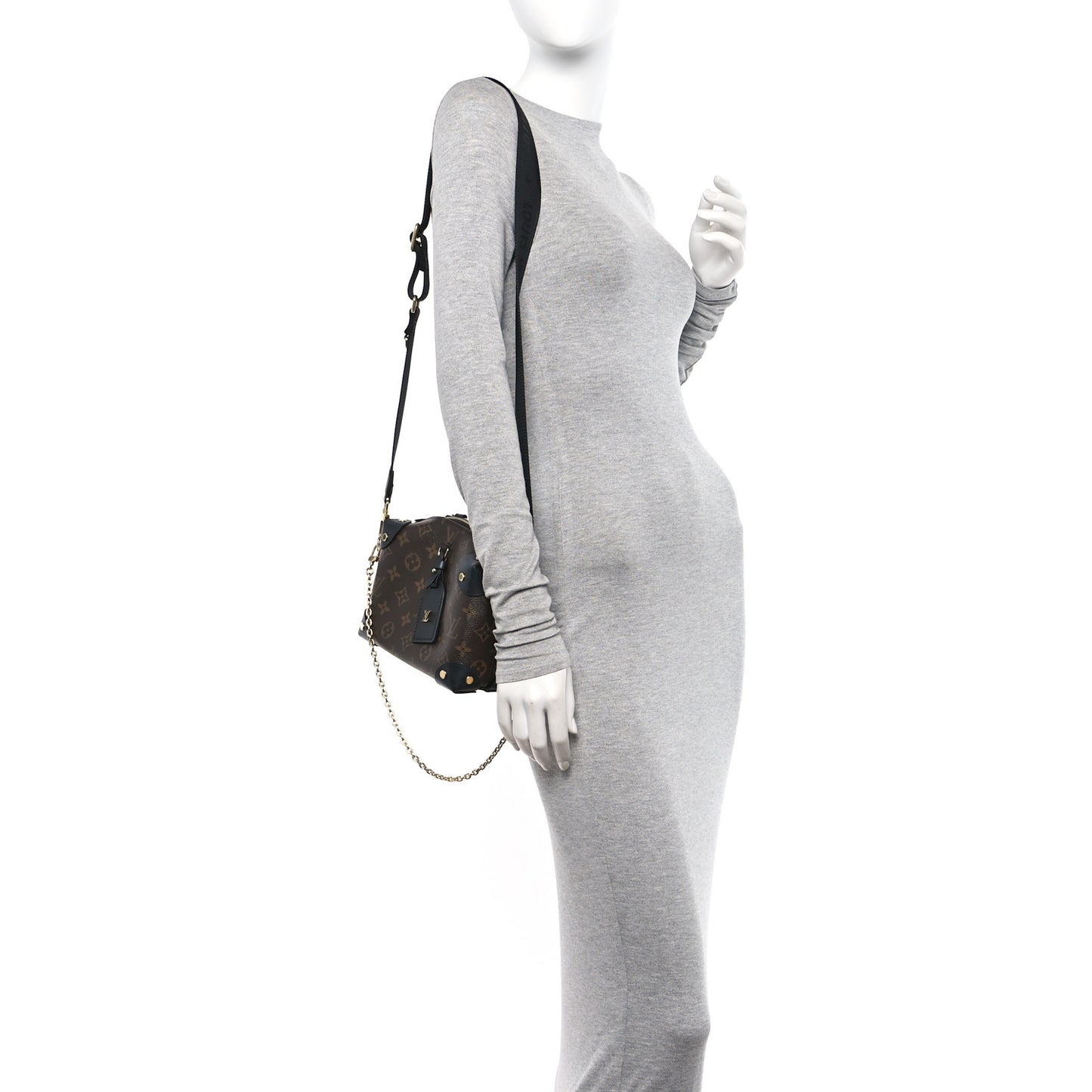 Monogram Petite Malle Souple Black