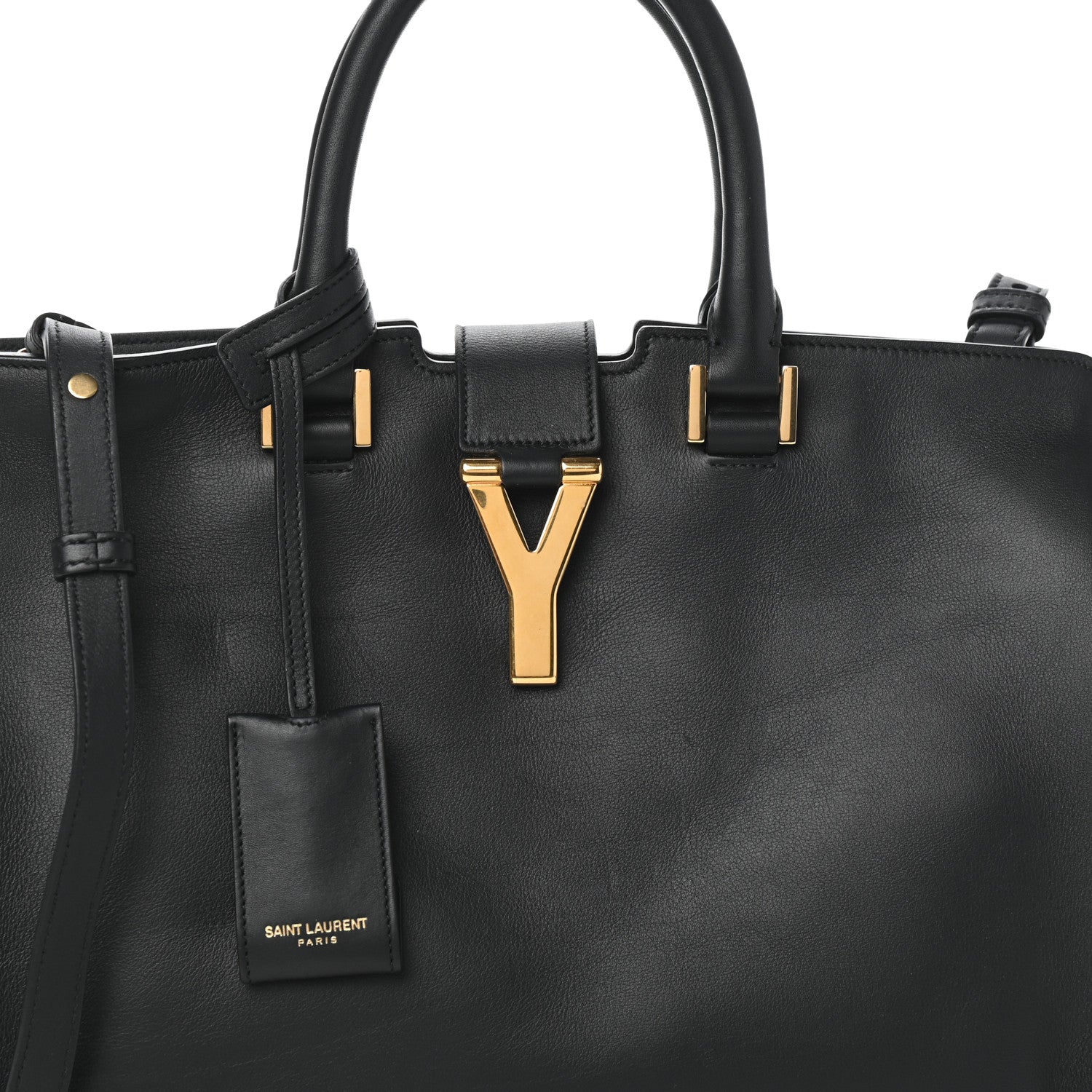 Saint Laurent Calfskin Small Classic Y Cabas Black 7 of 9