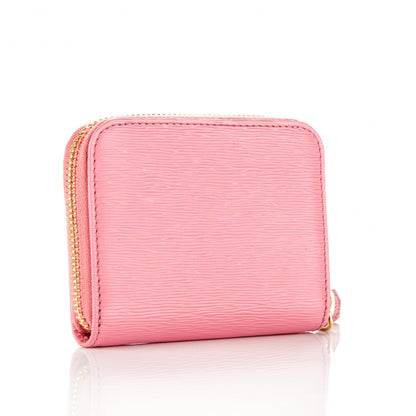 Prada Vitello Move Metal Coin Purse Geranio 3 of 7