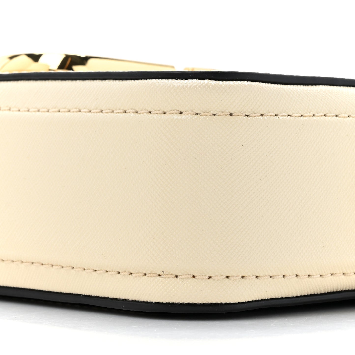 Saffiano Small Snapshot Camera Bag Cloud White Multicolor