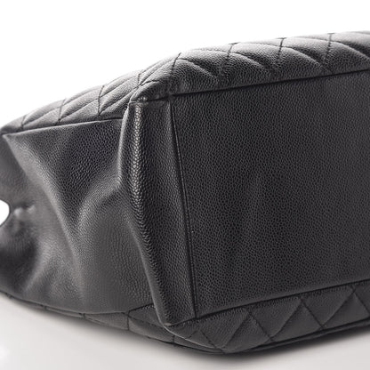 Chanel Caviar Quilted Grand Shopping Tote GST Black 5 of 9