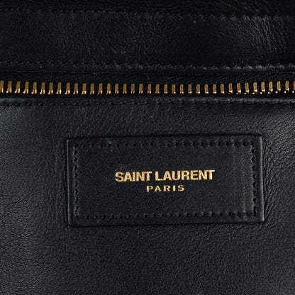 Saint Laurent Calfskin Small Classic Y Cabas Navy Blue 7 of 8