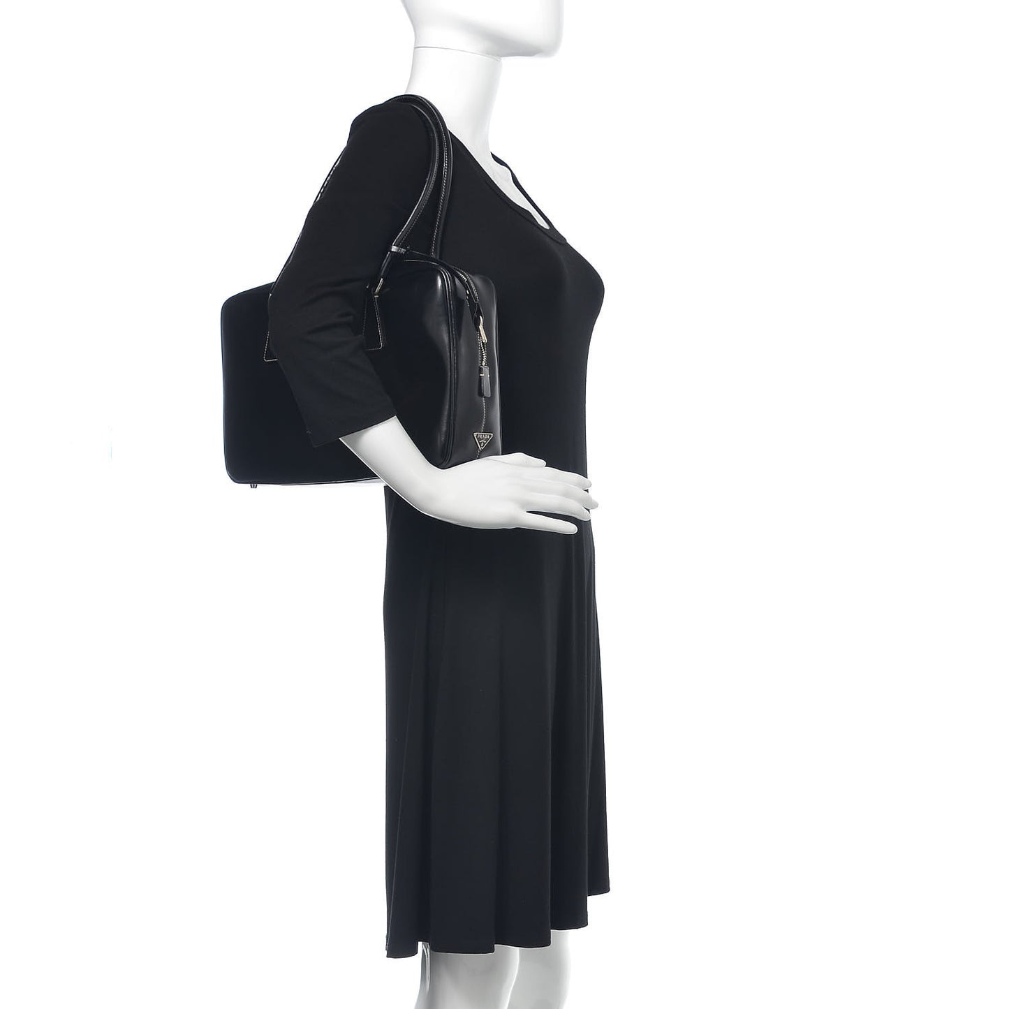Vitello Box Bauletto Black
