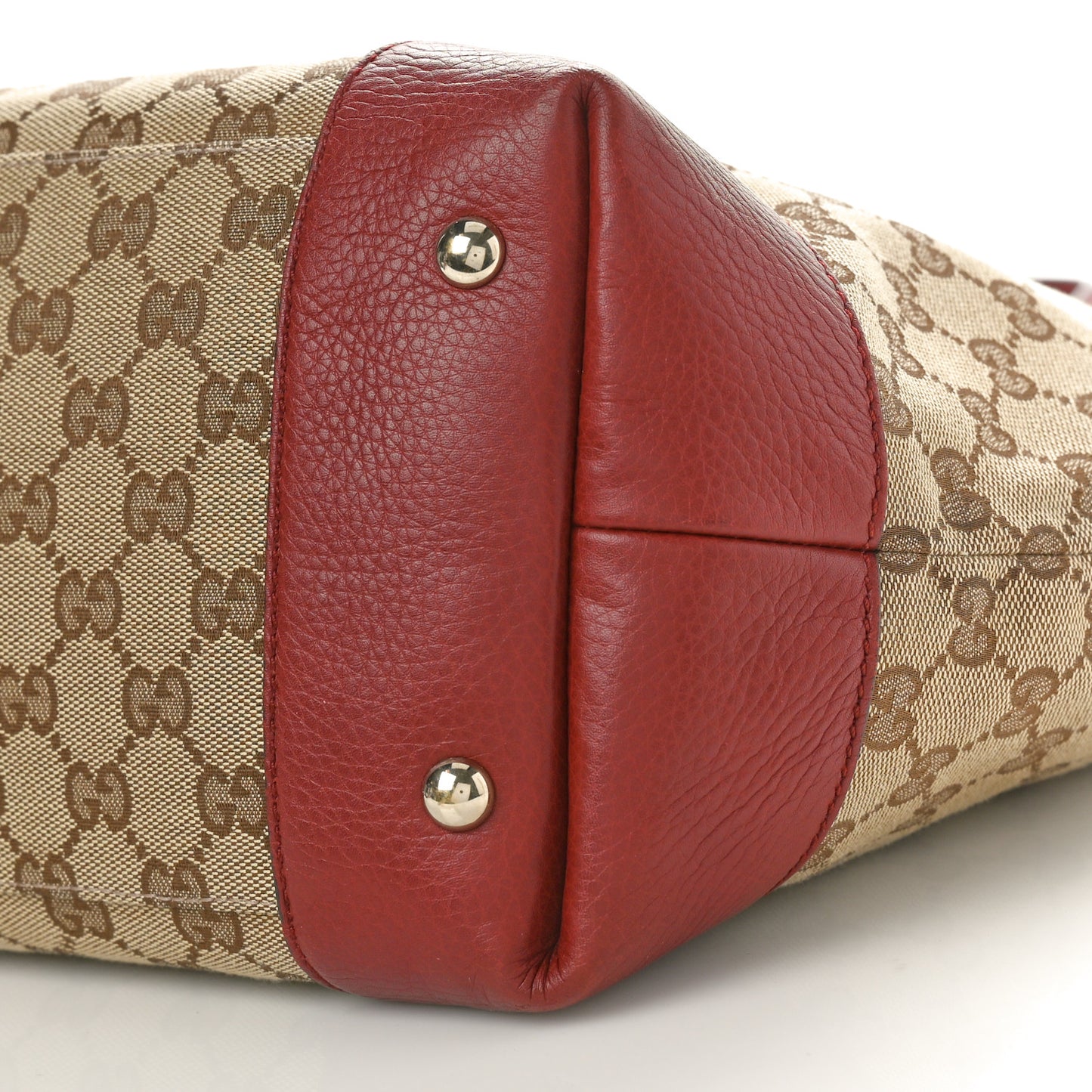 Monogram Web Medium Dressage Tote Red