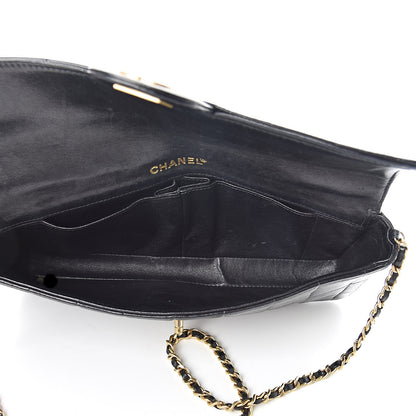 Chanel Lambskin East West Chocolate Bar Flap Black 5 of 17