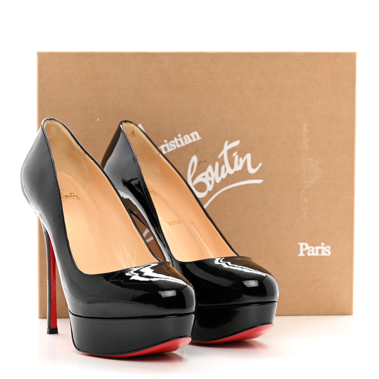 Christian Louboutin Patent Dirditta 130 Platform Pumps 39 Black 8 of 8