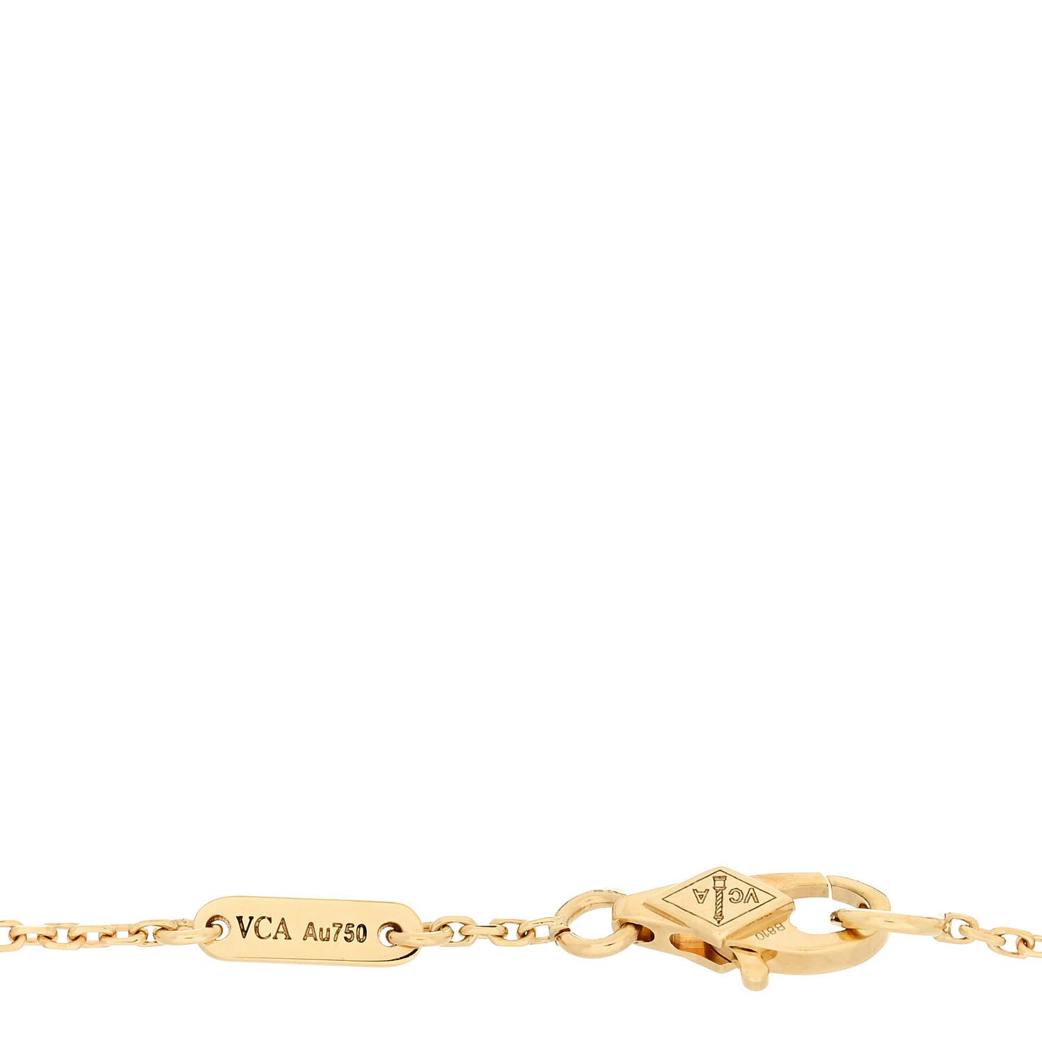 Van Cleef & Arpels 18K Yellow Gold Mother of Pearl Sweet Alhambra Bracelet 3 of 5