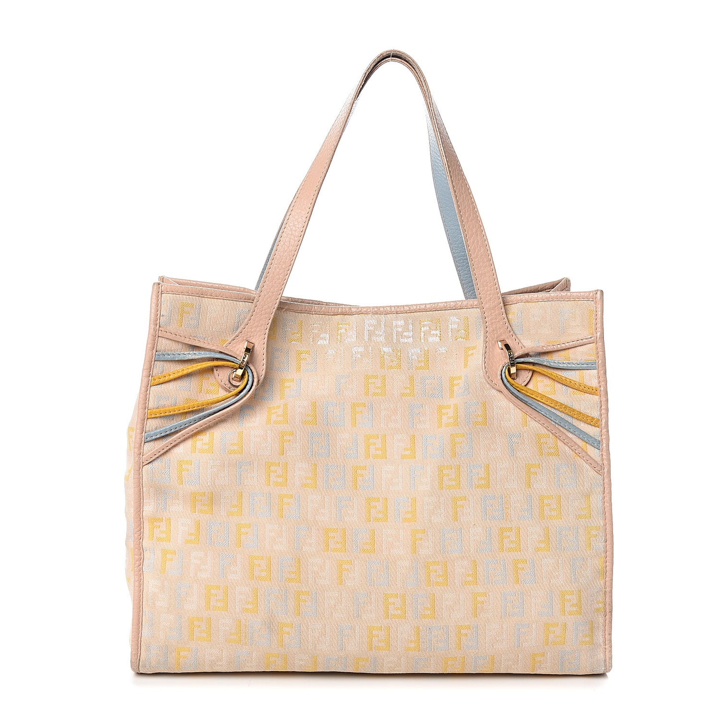 Zucchino Vitello Shopping Tote Beige Pastel Cipria