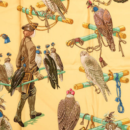 Hermes Silk Les Oiseaux Du Roy Scarf 90 1 of 6
