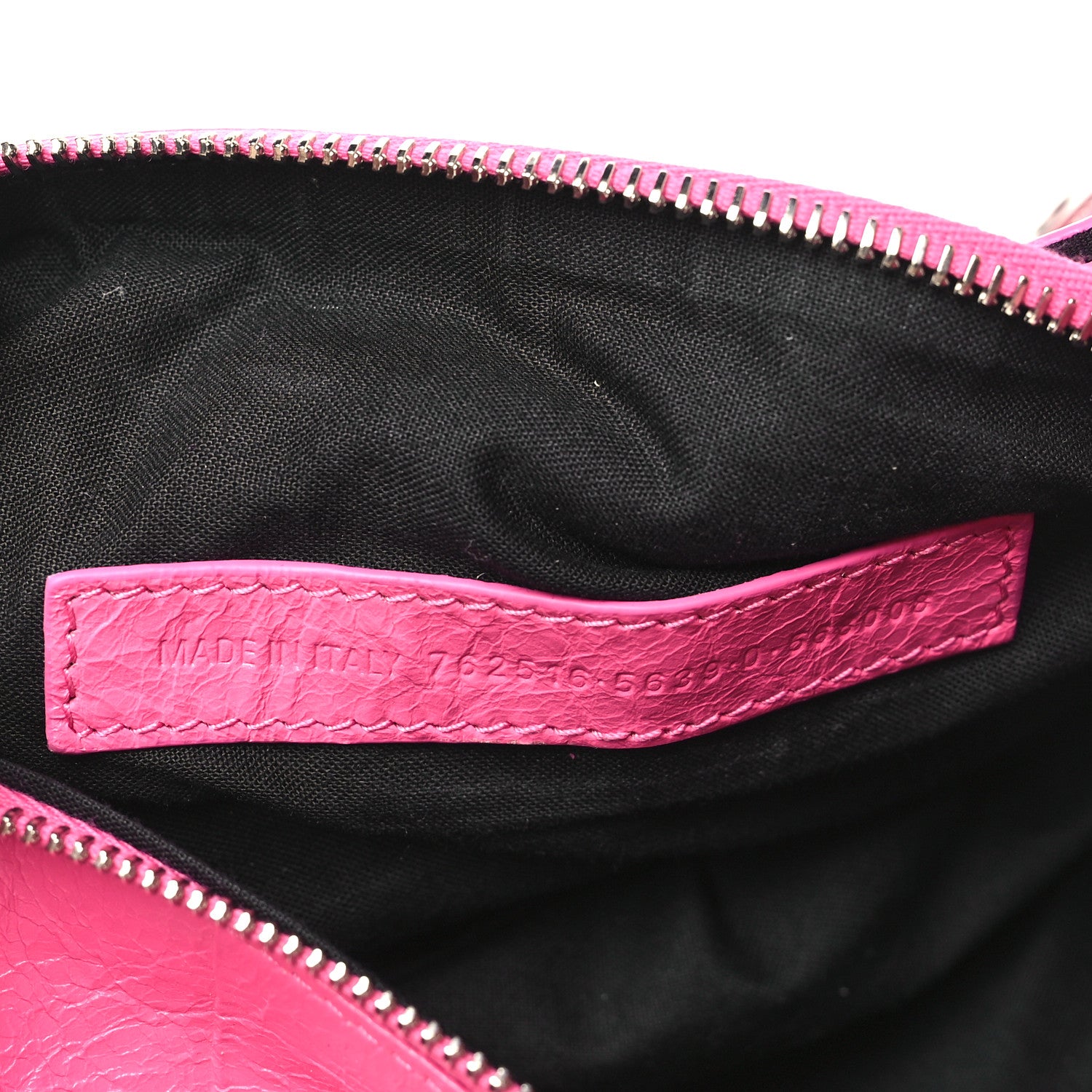 Balenciaga Agneau Arena Superbusy XS Sling Zip Shoulder Bag Hot Pink 7 of 11