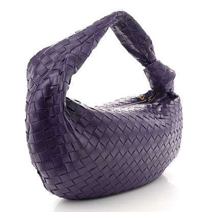 Bottega Veneta Nappa Intrecciato Teen Jodie Hobo Eggplant 3 of 10