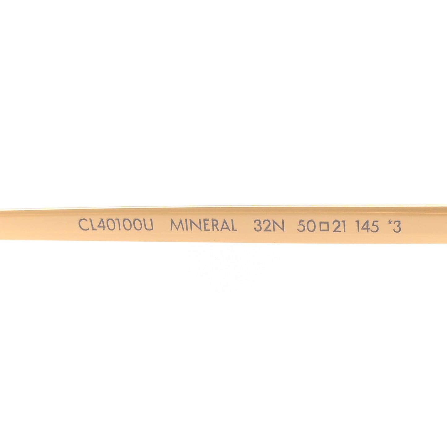 Metal Round Sunglasses CL40100U Gold
