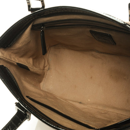 Burberry Nova Check Medium Tote Black 6 of 11