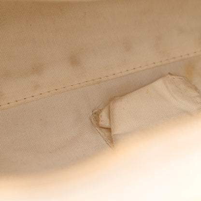 Chanel Calfskin Wild Stitch Top Handle Bag White 7 of 19