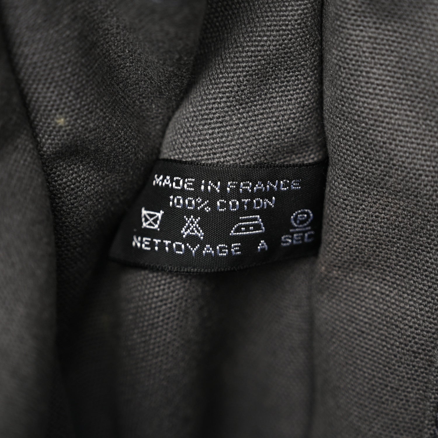 Hermes Canvas Fourre Tout MM Grey 7 of 14