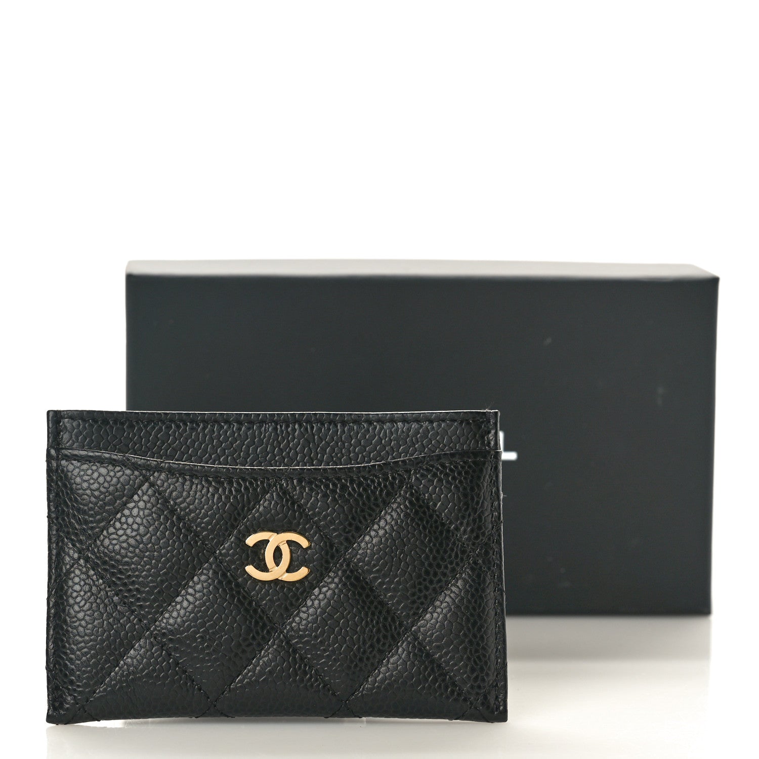 Chanel Caviar Quilted Card Holder Black 9 of 9