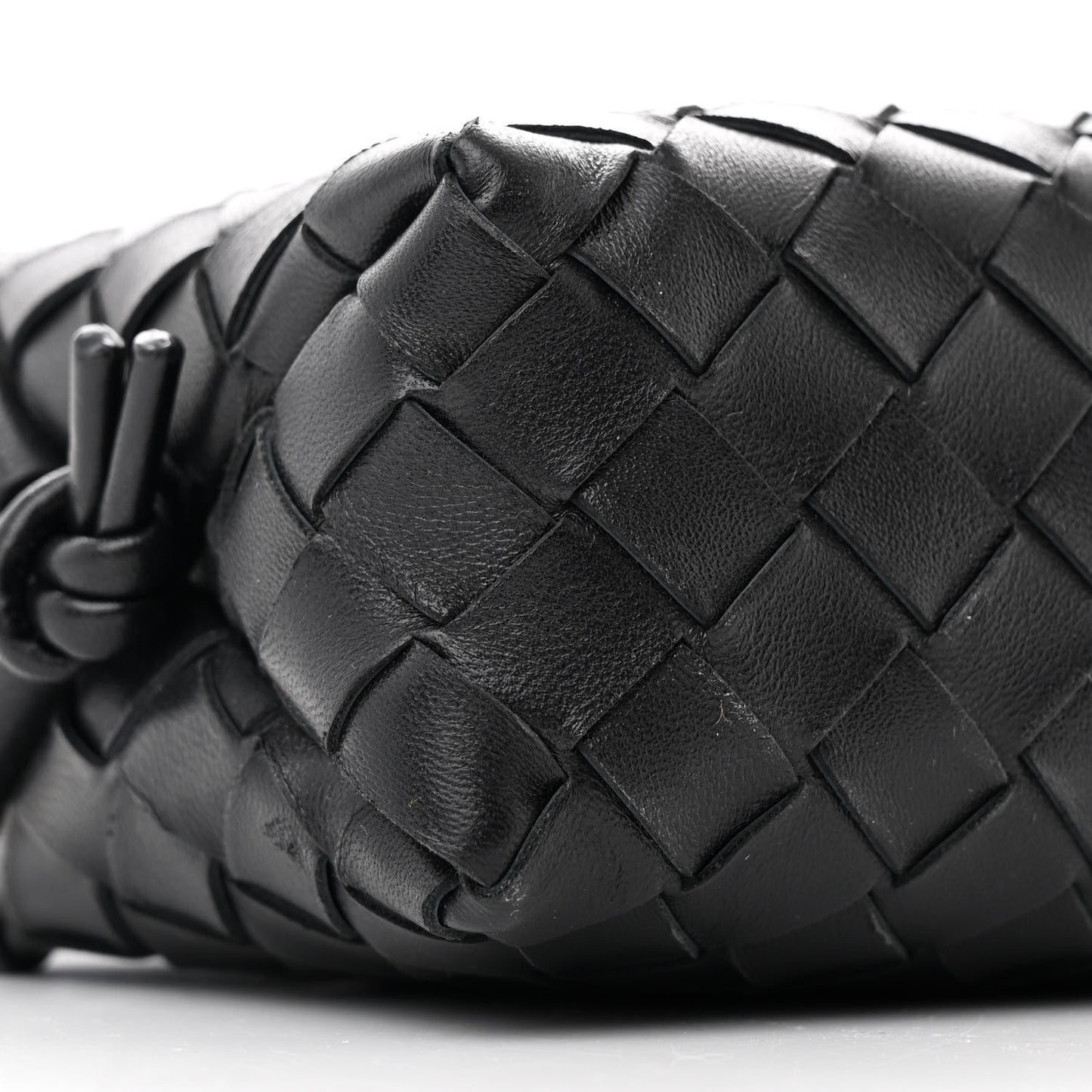 Nappa Intrecciato Mini Loop Camera Bag Black