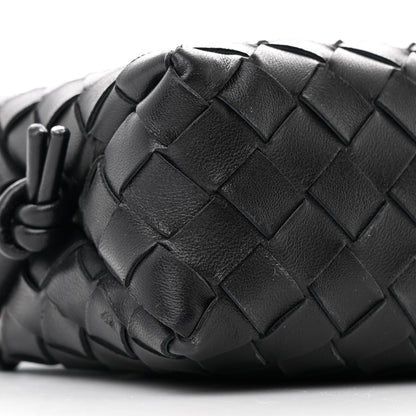 Bottega Veneta Nappa Intrecciato Mini Loop Camera Bag Black 8 of 9