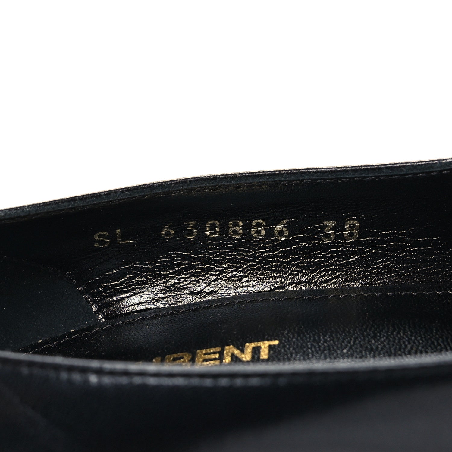 Saint Laurent Calfskin Bow Anais Pumps 38 Black Navy 6 of 10