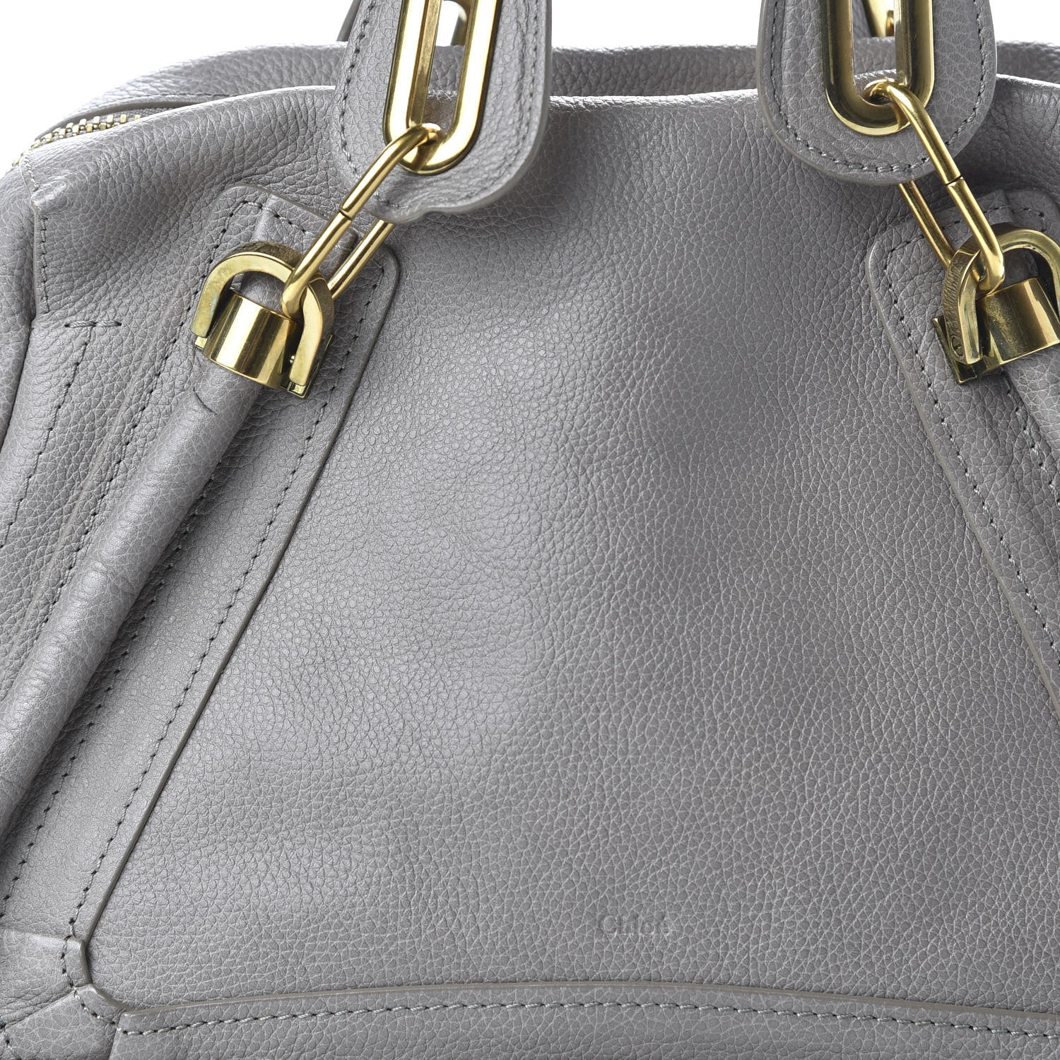 Chloe Calfskin Medium Paraty Cashmere Grey 12 of 12