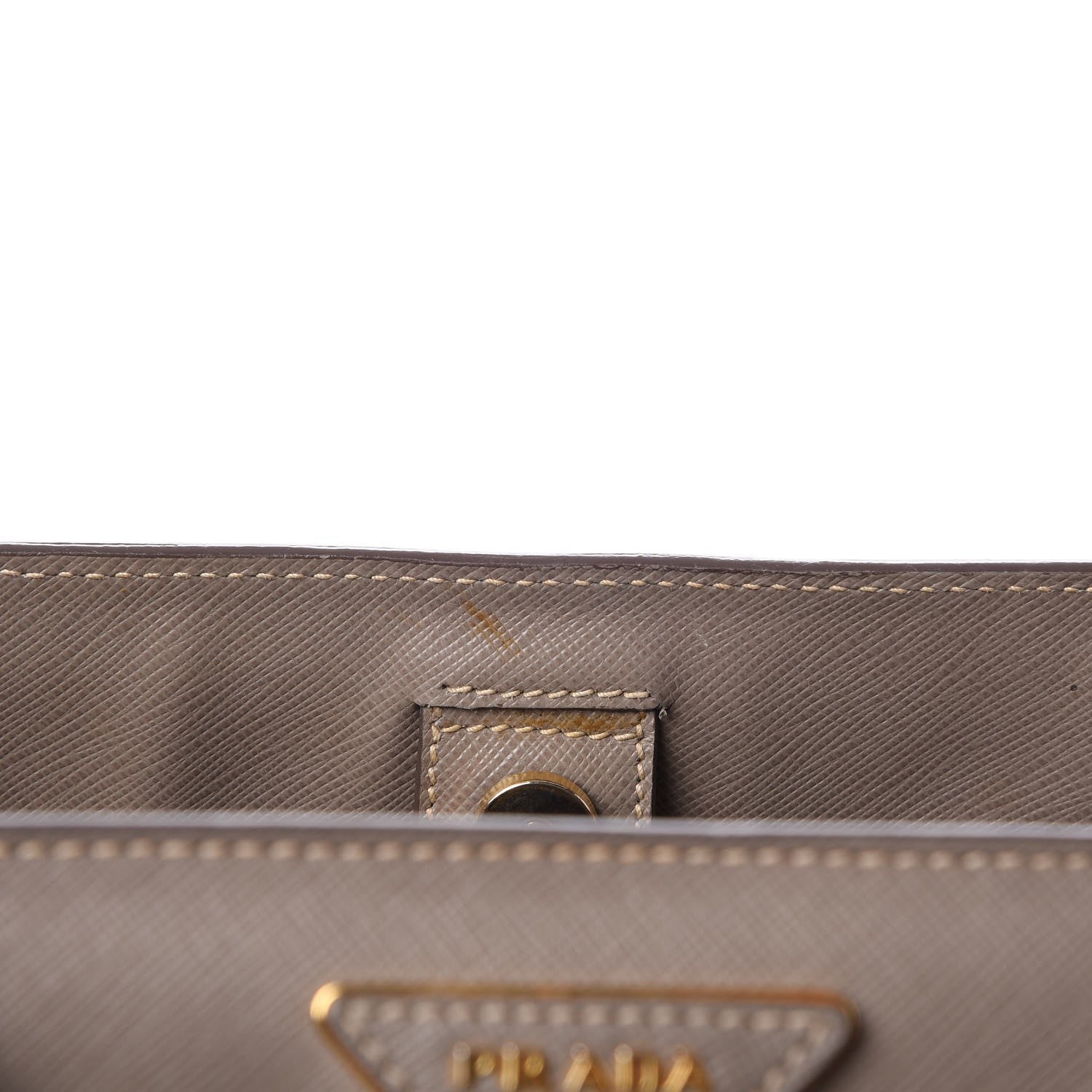 Prada Saffiano Lux Medium Tote Argilla 13 of 18