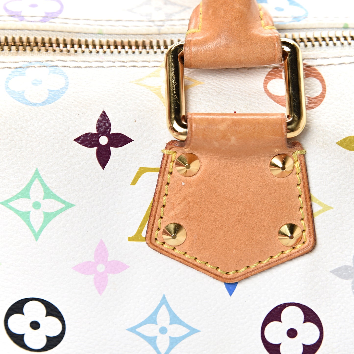 Monogram Multicolor Speedy 30 White