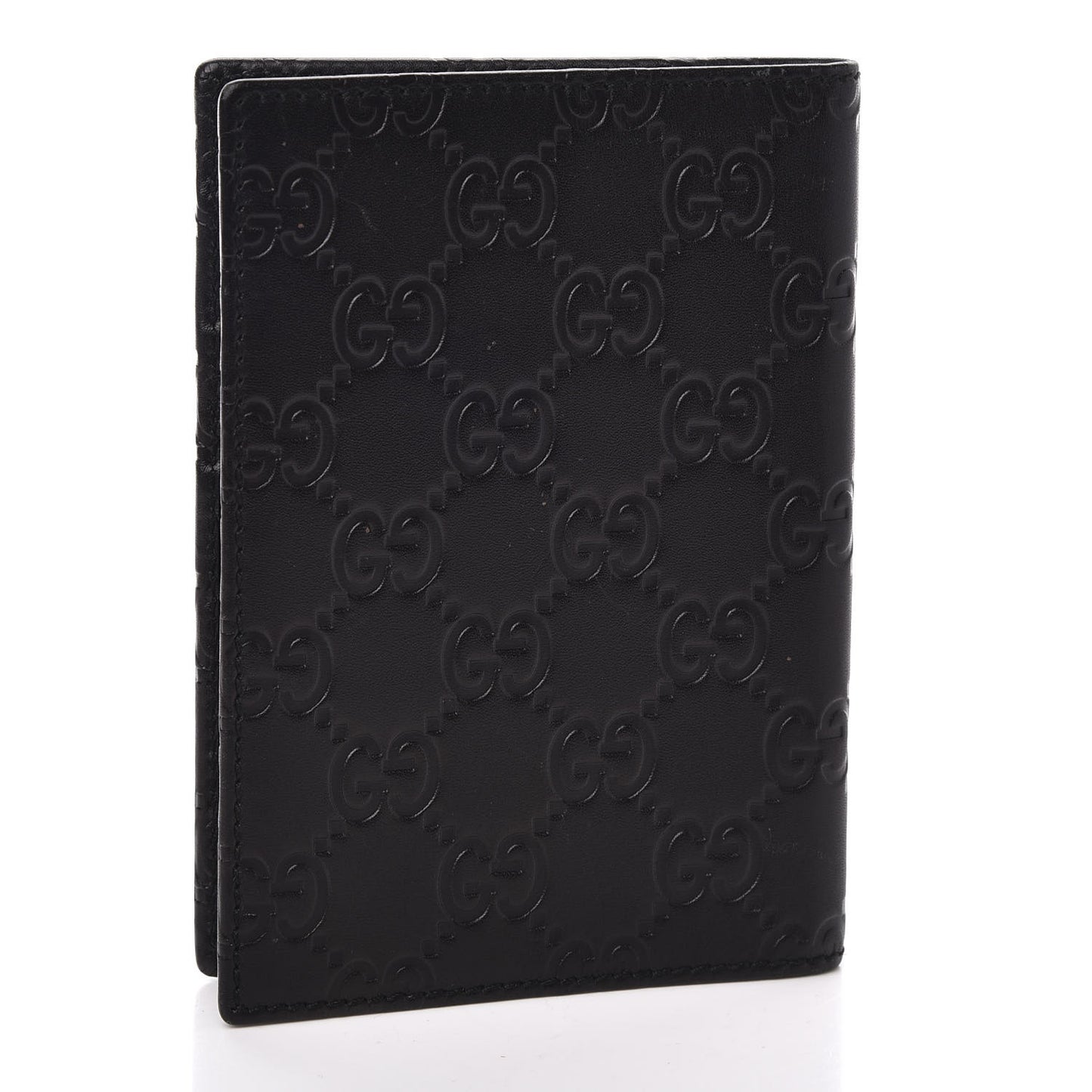 Guccissima Passport Case Black
