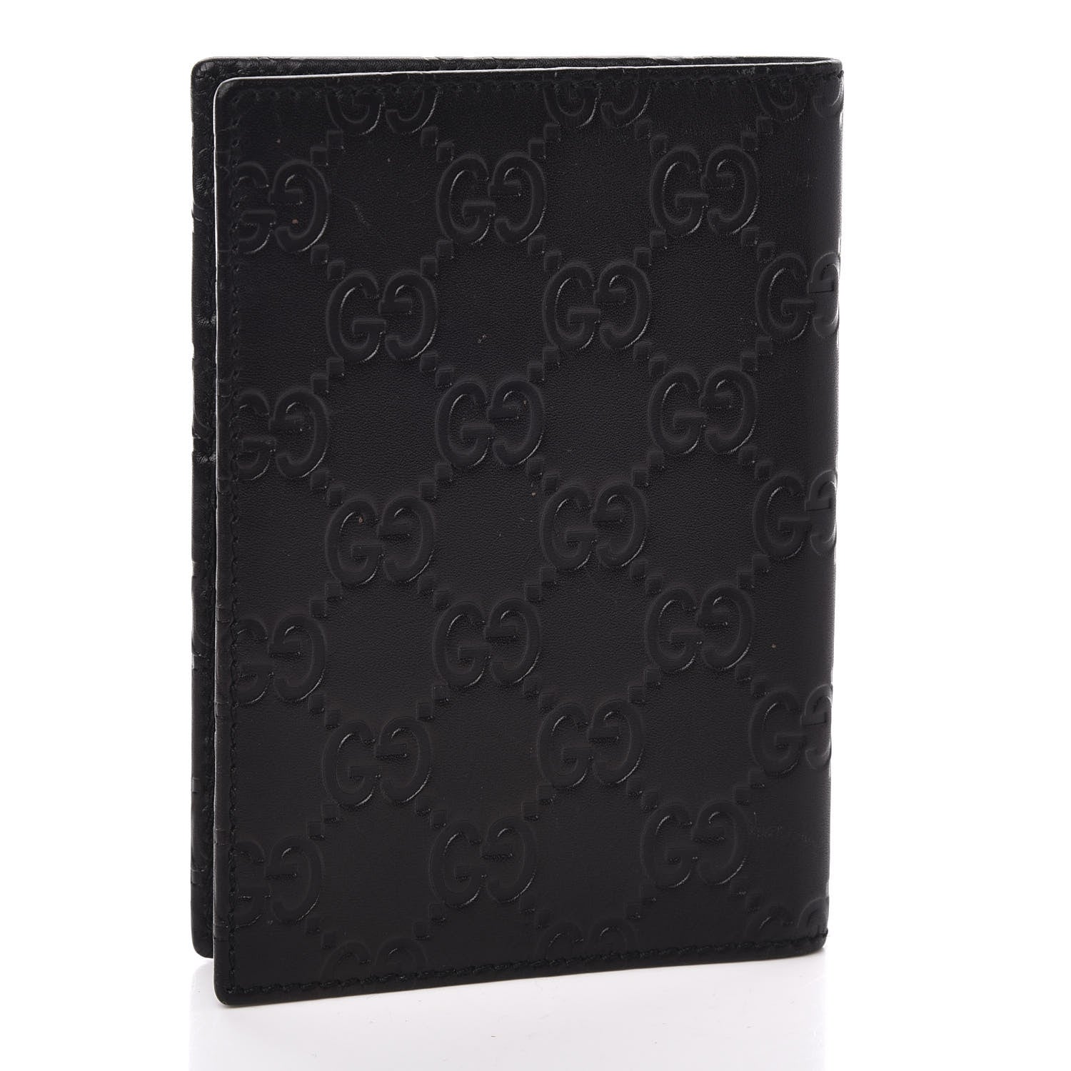 Gucci Guccissima Passport Case Black 4 of 7