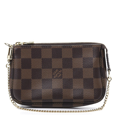 Louis Vuitton Damier Ebene Mini Pochette Accessories 1 of 9