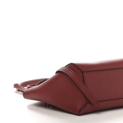 Celine Grained Calfskin Nano Belt Bag Ruby 6 of 9