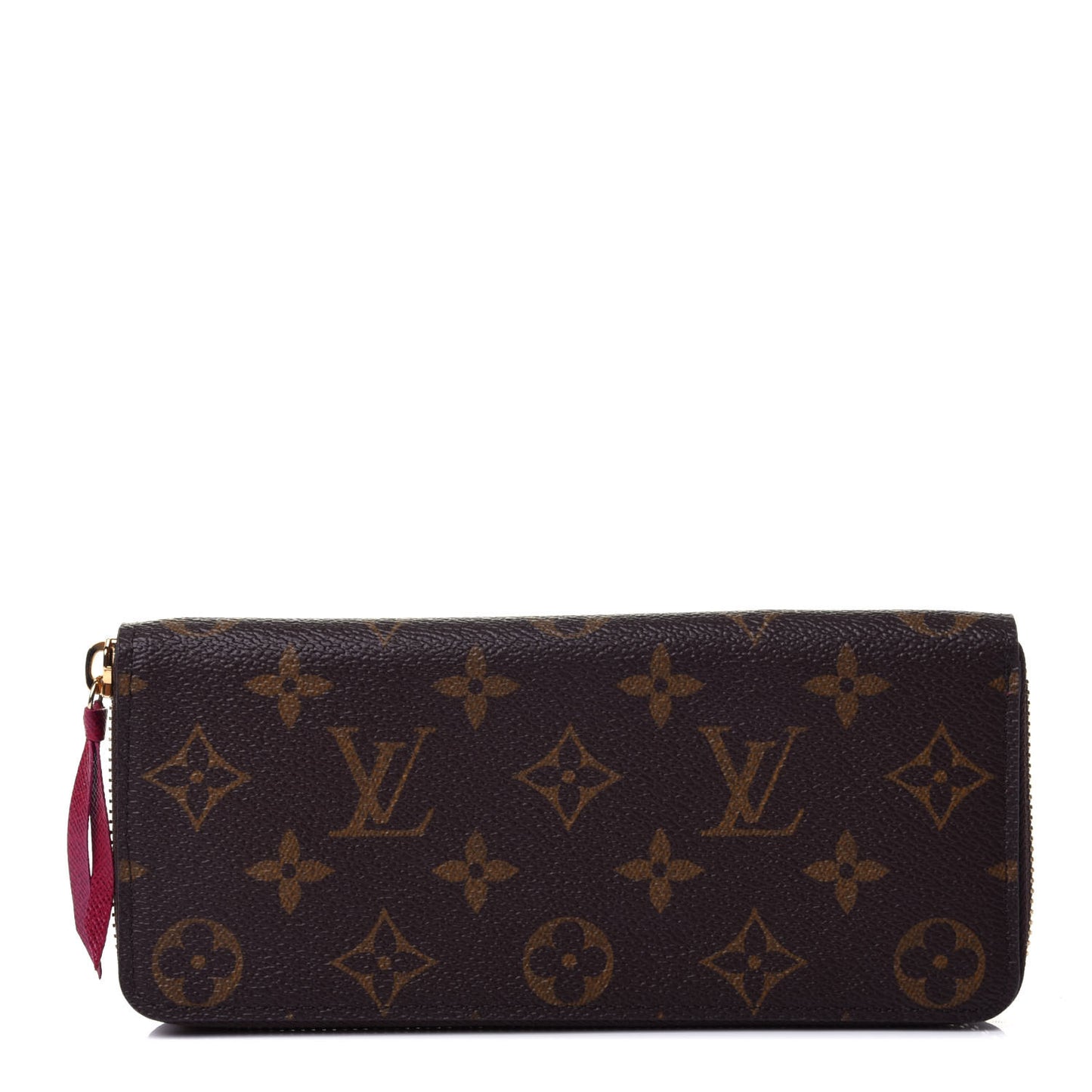 Monogram Clemence Wallet Fuchsia