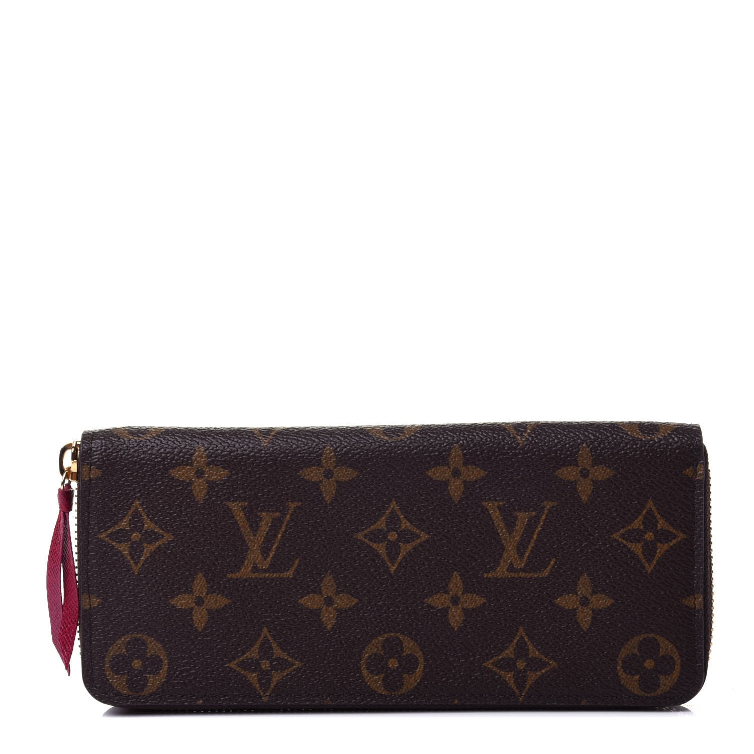 Louis Vuitton Monogram Clemence Wallet Fuchsia 1 of 4