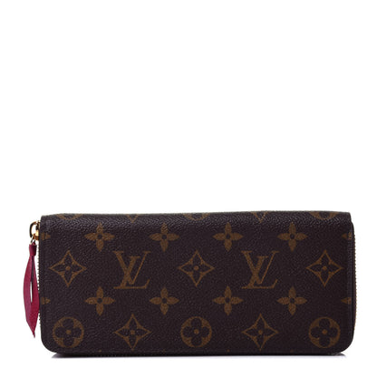 Louis Vuitton Monogram Clemence Wallet Fuchsia 1 of 4