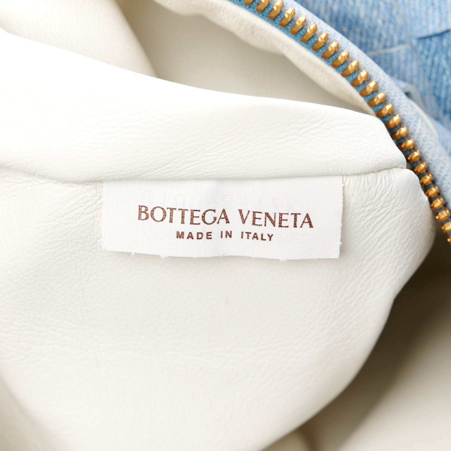 Bottega Veneta Nappa Denim Effect Intrecciato Teen Jodie Hobo Denim 7 of 11