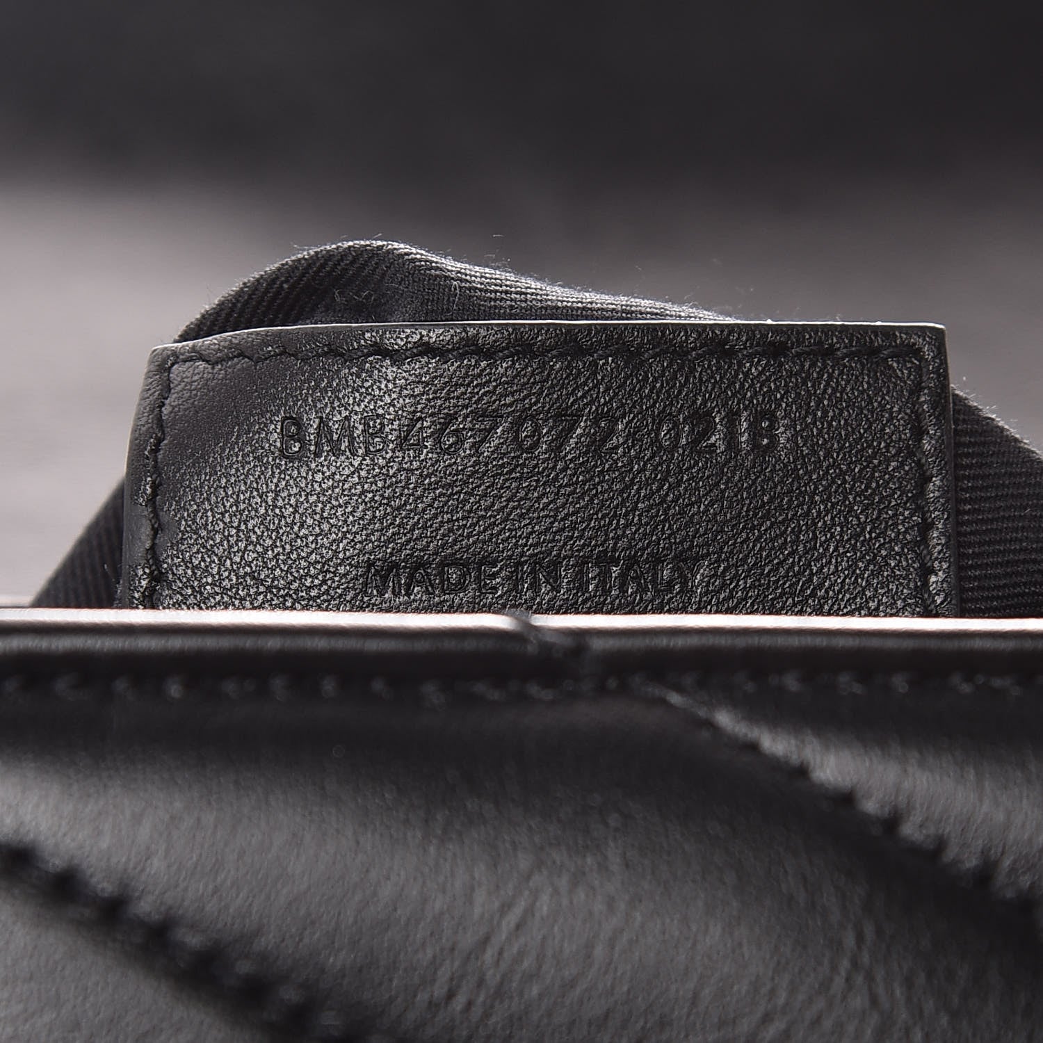 Saint Laurent Calfskin Y Quilted Monogram Toy Loulou Crossbody Bag Black 10 of 11