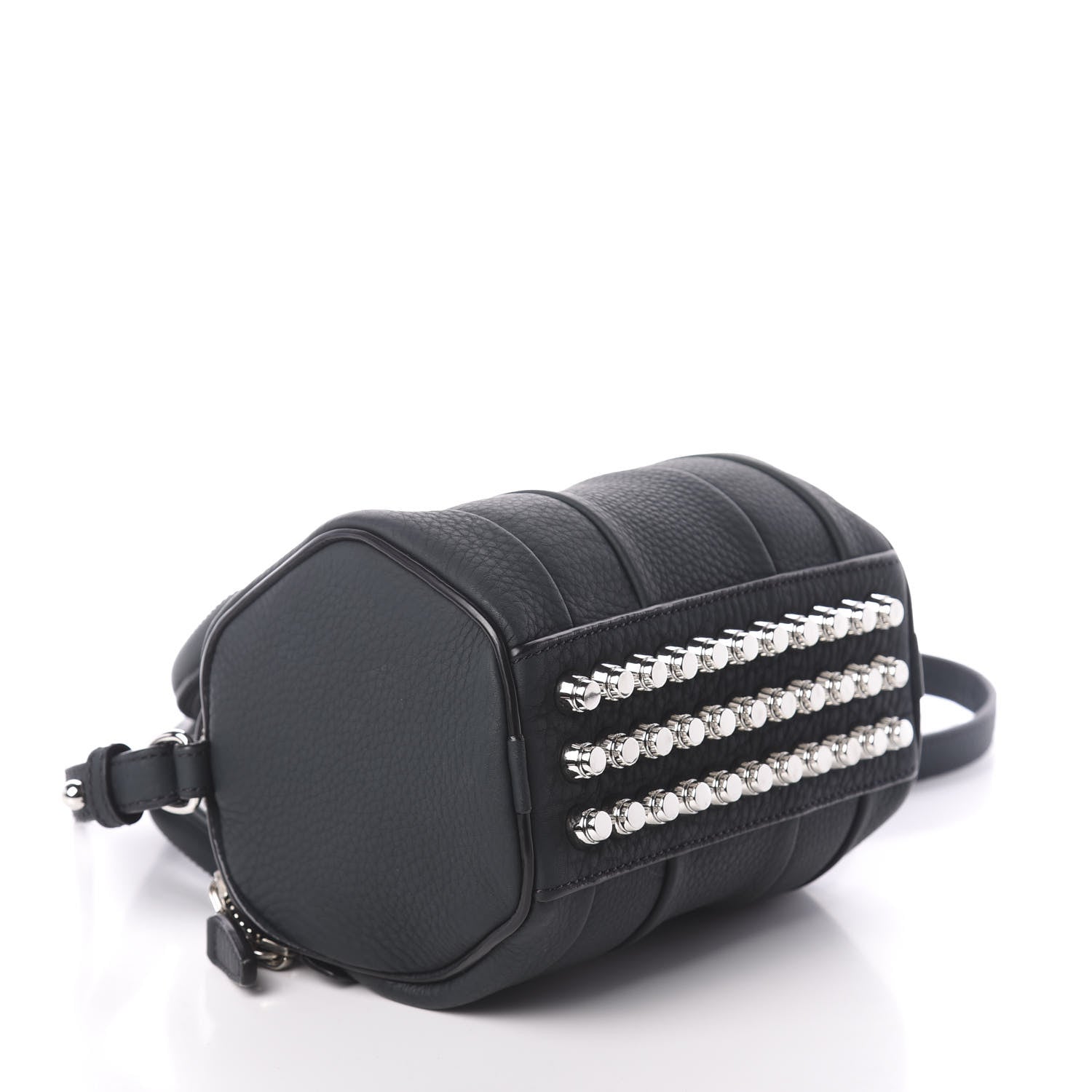 Alexander Wang Pebbled Lambskin Mini Rockie Dark Green Silver Hardware 5 of 10