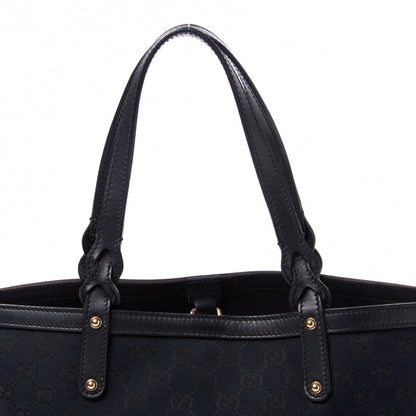 Gucci Monogram Small Craft Tote Black 9 of 9