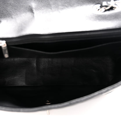 Chanel Caviar Quilted Jumbo Single Flap Black 5 of 10