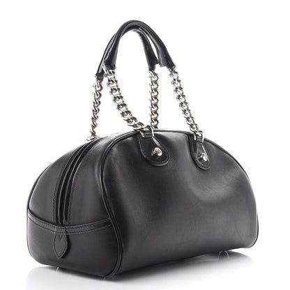 Christian Dior Calfskin Gambler Dice Bowler Black 3 of 12