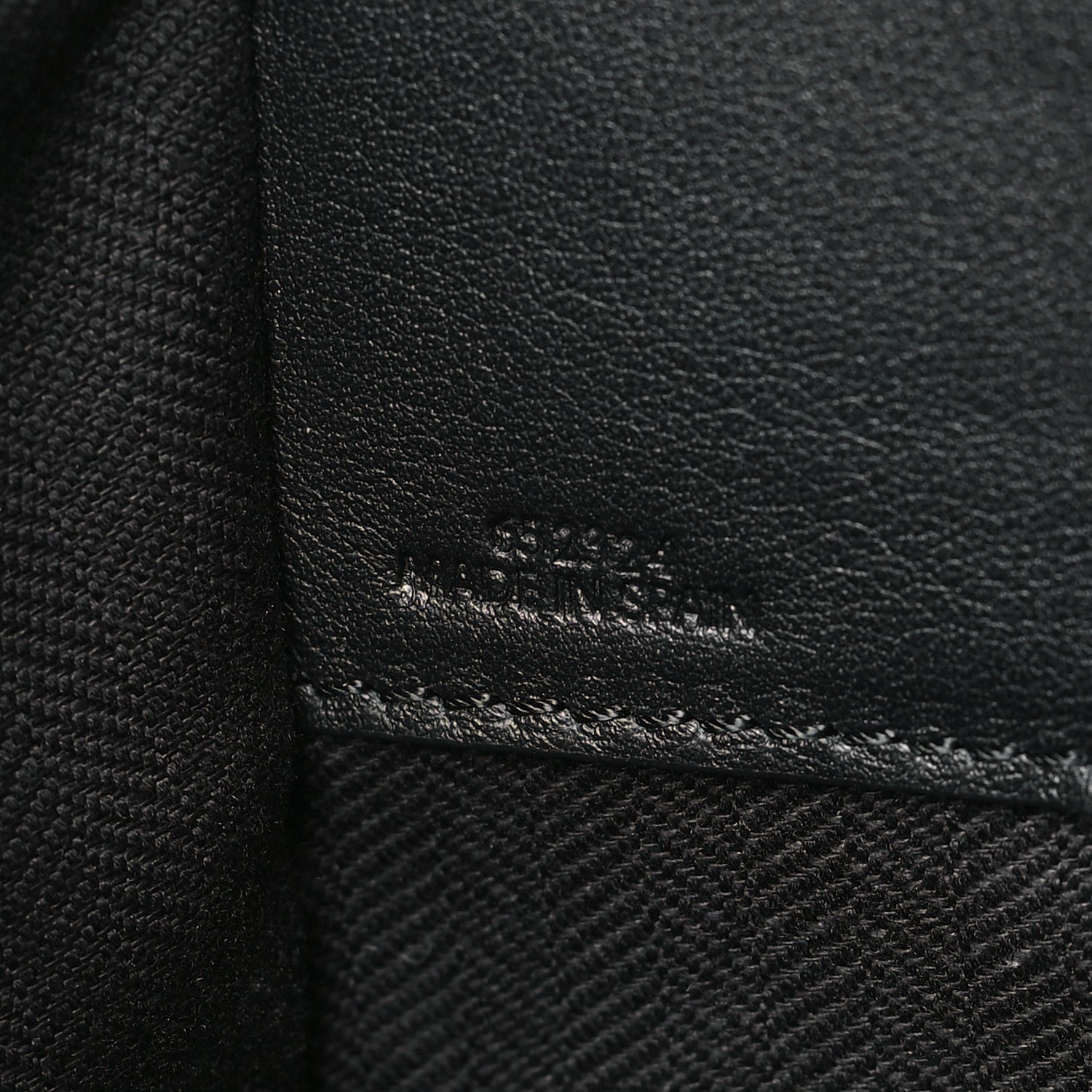 Loewe Soft Grained Calfskin Compact Hammock Shoulder Bag Black 7 of 9