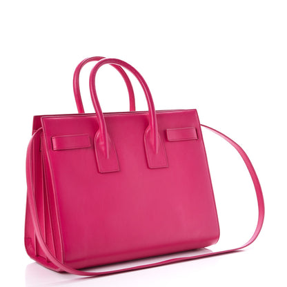 Saint Laurent Calfskin Small Sac De Jour Bubblegum 3 of 10